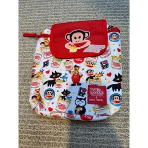 Paul Frank x Cup Noodles Mini Backpack Julius Monkey Ramen Red White NWT